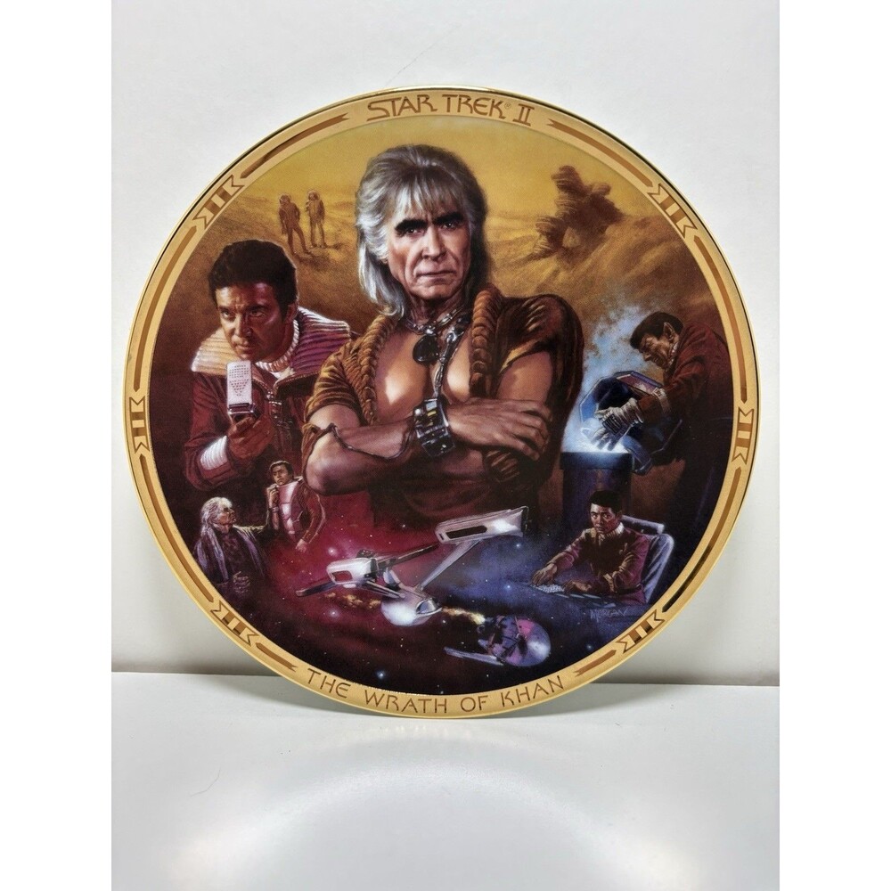 The Hamilton Collection Star Trek II Wrath of Khan Collector Plate